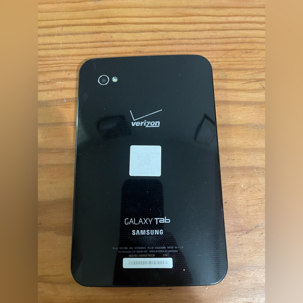 Verizon galaxy tablet